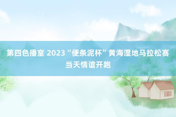 第四色播室 2023“便条泥杯”黄海湿地马拉松赛当天情谊开跑