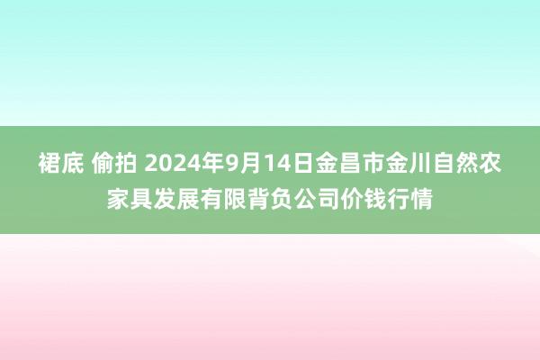 裙底 偷拍 2024年9月14日金昌市金川自然农家具发展有限背负公司价钱行情