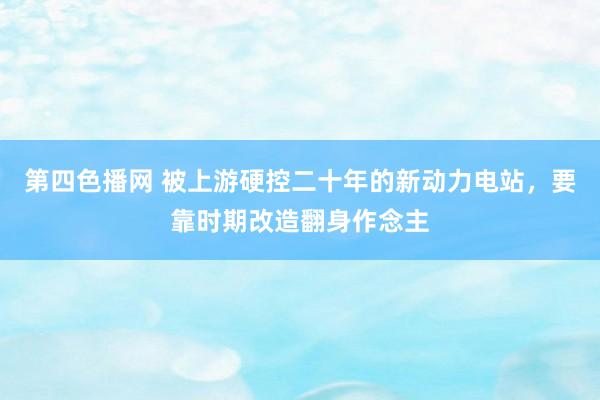 第四色播网 被上游硬控二十年的新动力电站，要靠时期改造翻身作念主