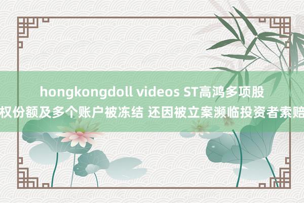 hongkongdoll videos ST高鸿多项股权份额及多个账户被冻结 还因被立案濒临投资者索赔