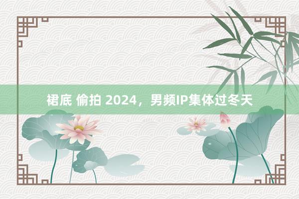 裙底 偷拍 2024，男频IP集体过冬天