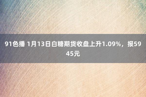 91色播 1月13日白糖期货收盘上升1.09%，报5945元